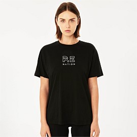 Heads Up Tee in Black