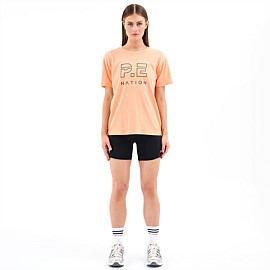 Heads Up Tee in Cantaloupe
