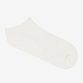 Classic Low Rise Grip Socks in Ivory