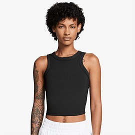 One Fitted Dri-FIT Cropped Tank Top