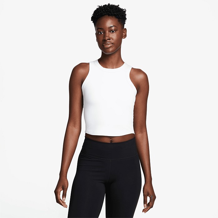 One Fitted Dri-FIT Cropped Tank Top
