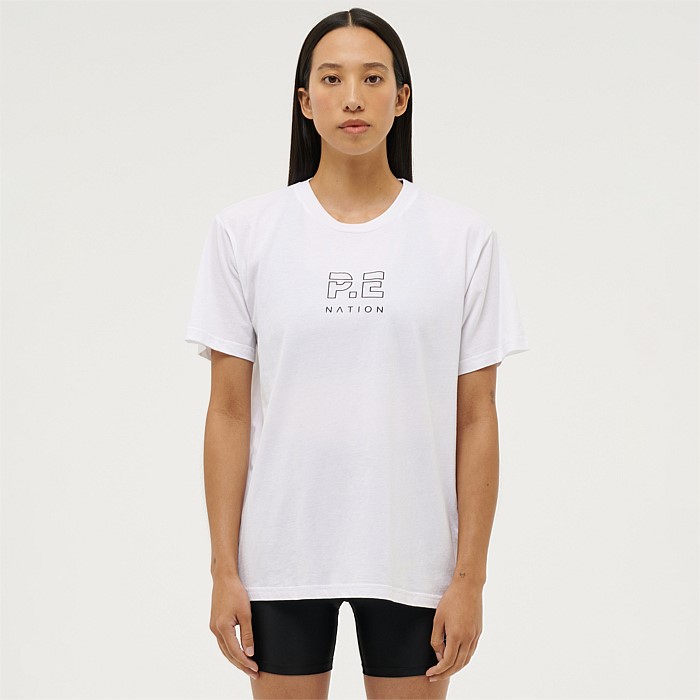 Heads Up Tee in Optic White