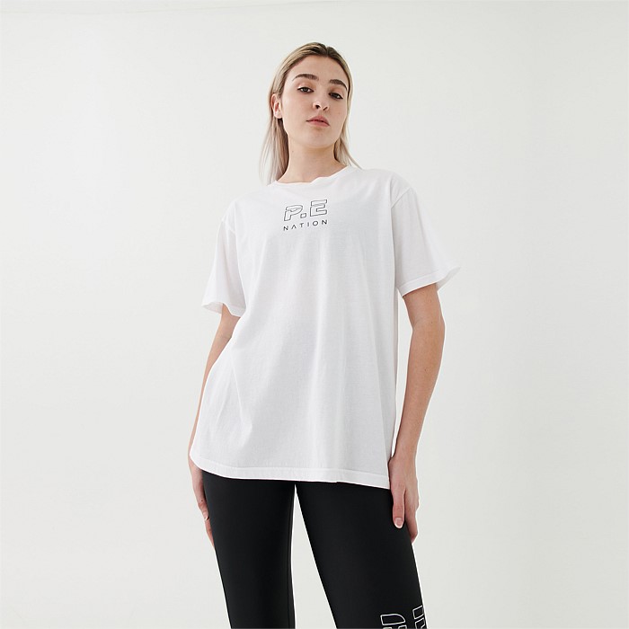 Heads Up Tee in White