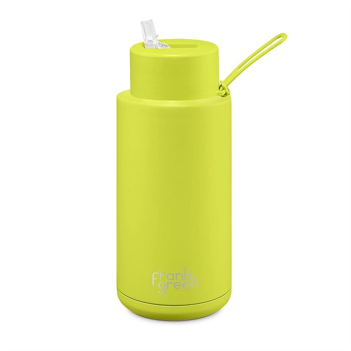 34oz Reusable Bottle Neon Yellow
