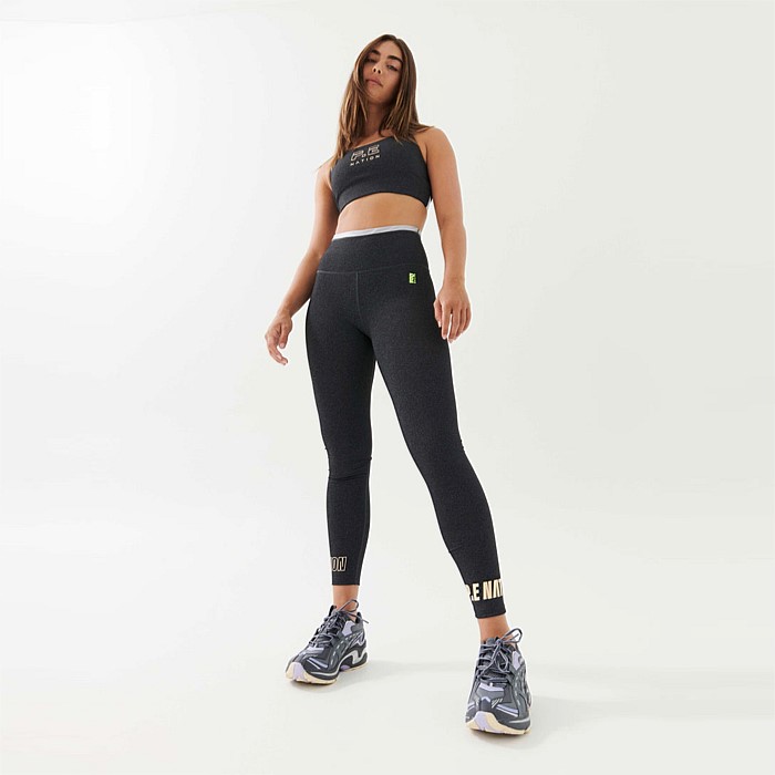 Reaction Legging in Charcoal