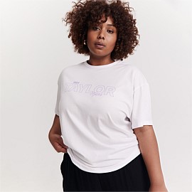 Heritage Relaxed Graphic Tee In White