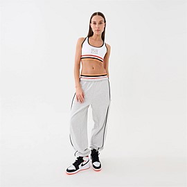 Legacy Organic Cotton Recycled Trackpant in Grey Marl